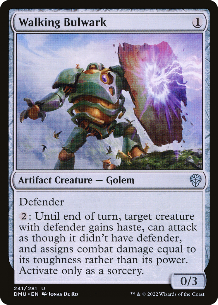 Walking Bulwark (DMU-241) - Dominaria United Foil-1