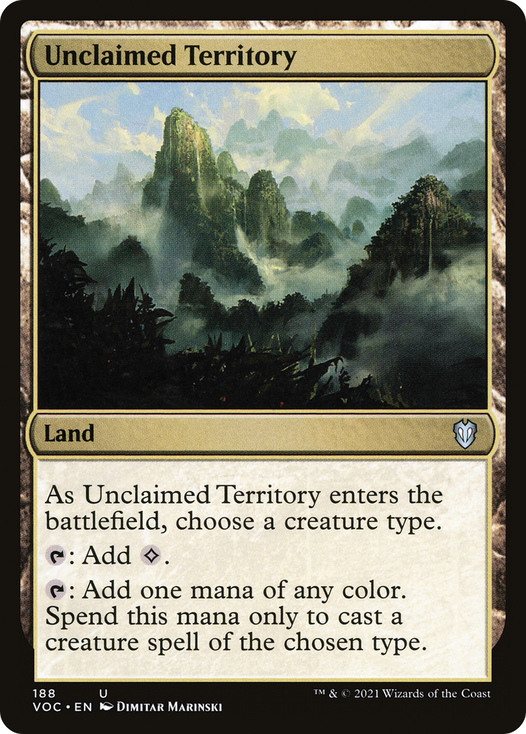 Unclaimed Territory (VOC-188) - Crimson Vow Commander-1