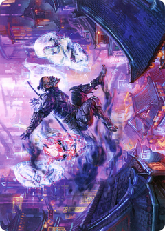 Thousand-Faced Shadow // Thousand-Faced Shadow (ANEO-037) - Neon Dynasty Art Series (Borderless)-1
