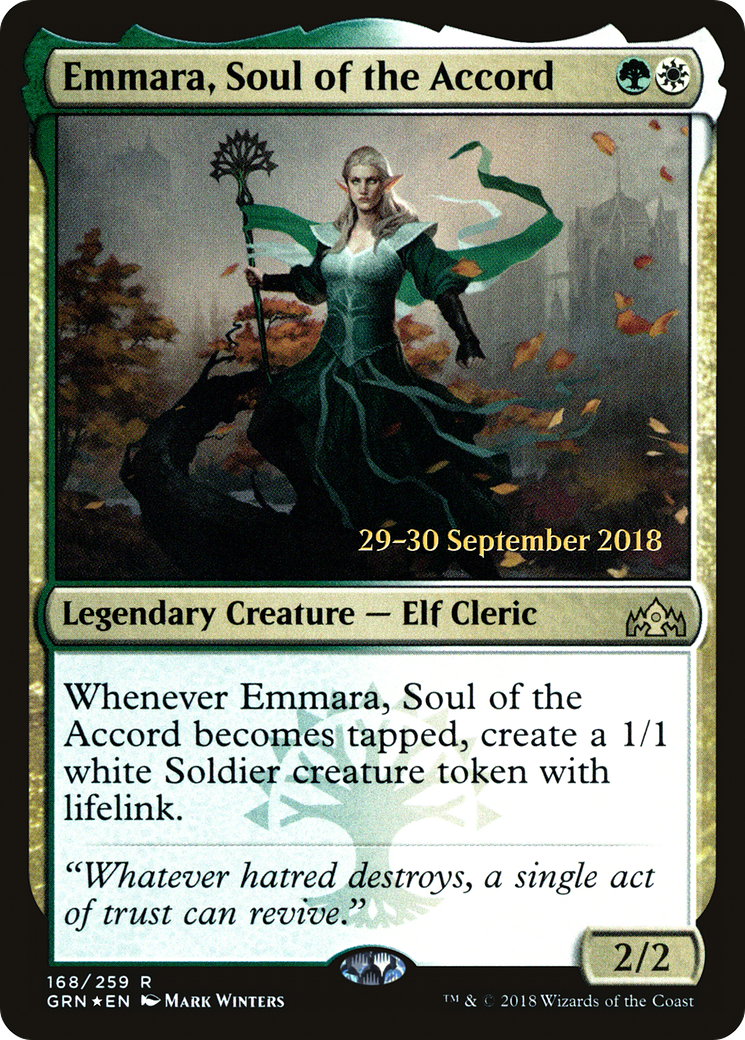 Emmara, Soul of the Accord [Guilds of Ravnica Prerelease Promos]-1