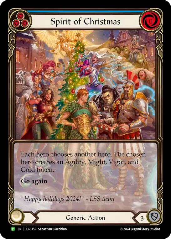 Spirit of Christmas (Cold Foil) [LGS355] (Promo)  Cold Foil-1
