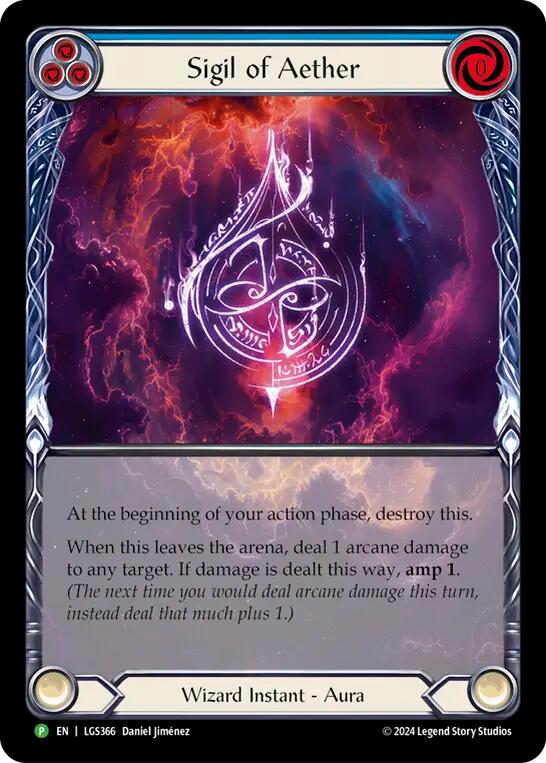 Sigil of Aether (Rainbow Foil) [LGS366] (Promo)  Rainbow Foil-1