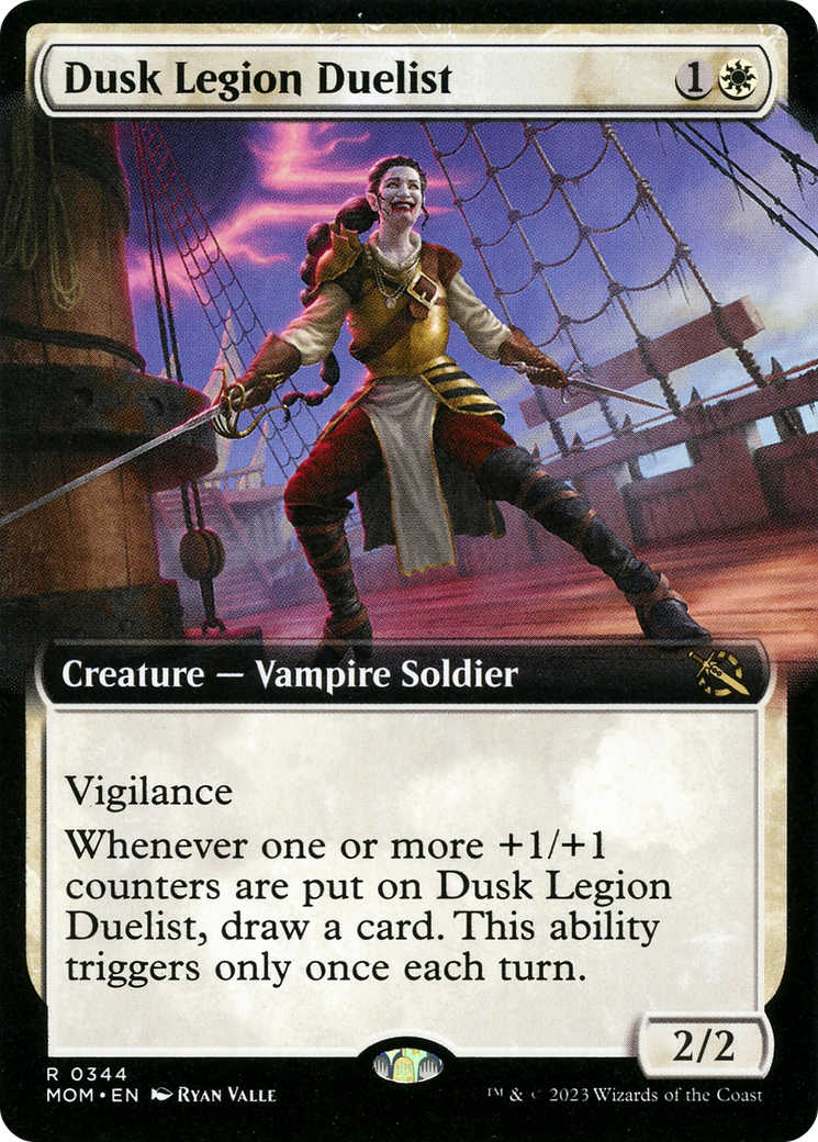 Dusk Legion Duelist (Extended Art) [March of the Machine]-1