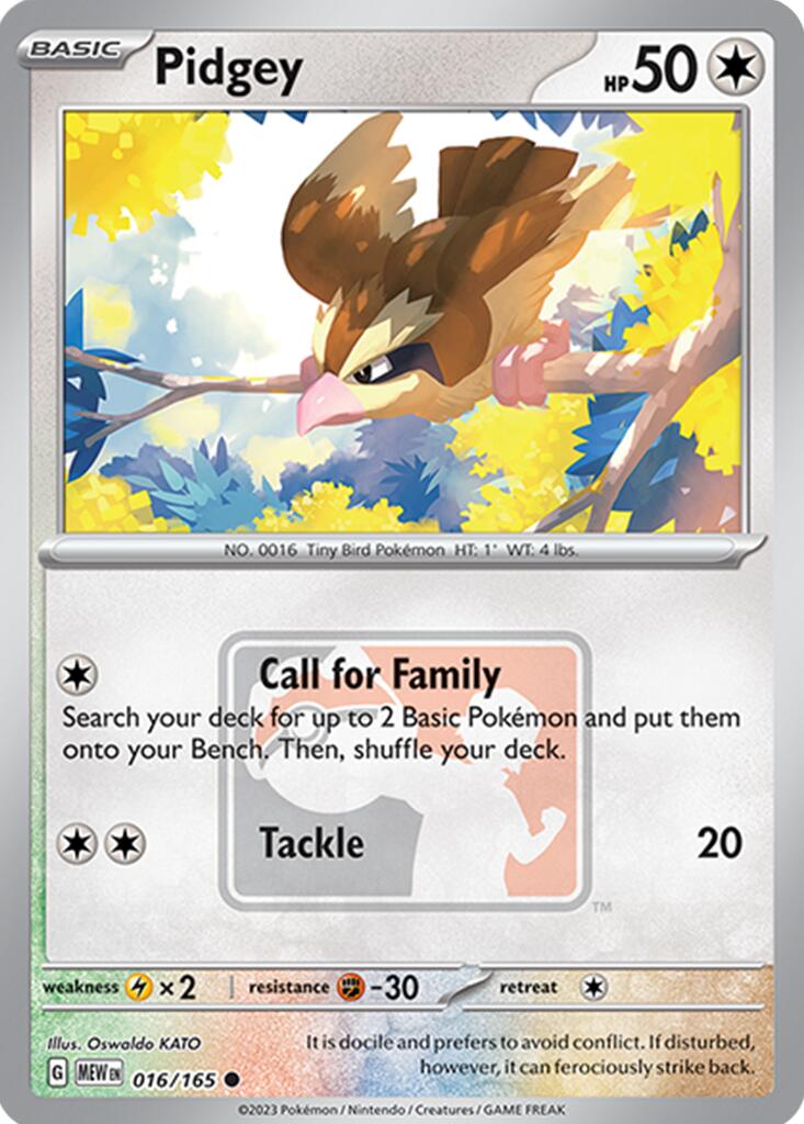 Pidgey (016/165) [League & Championship Cards]-1