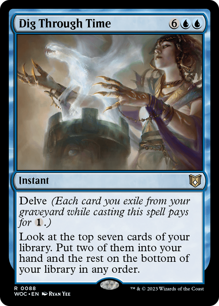 Dig Through Time [Wilds of Eldraine Commander]-1