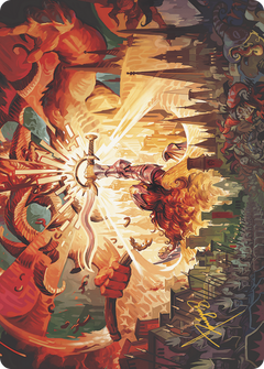 Warleader's Call // Warleader's Call (AMKM-023) - Murders at Karlov Manor Art Series (Borderless)-3