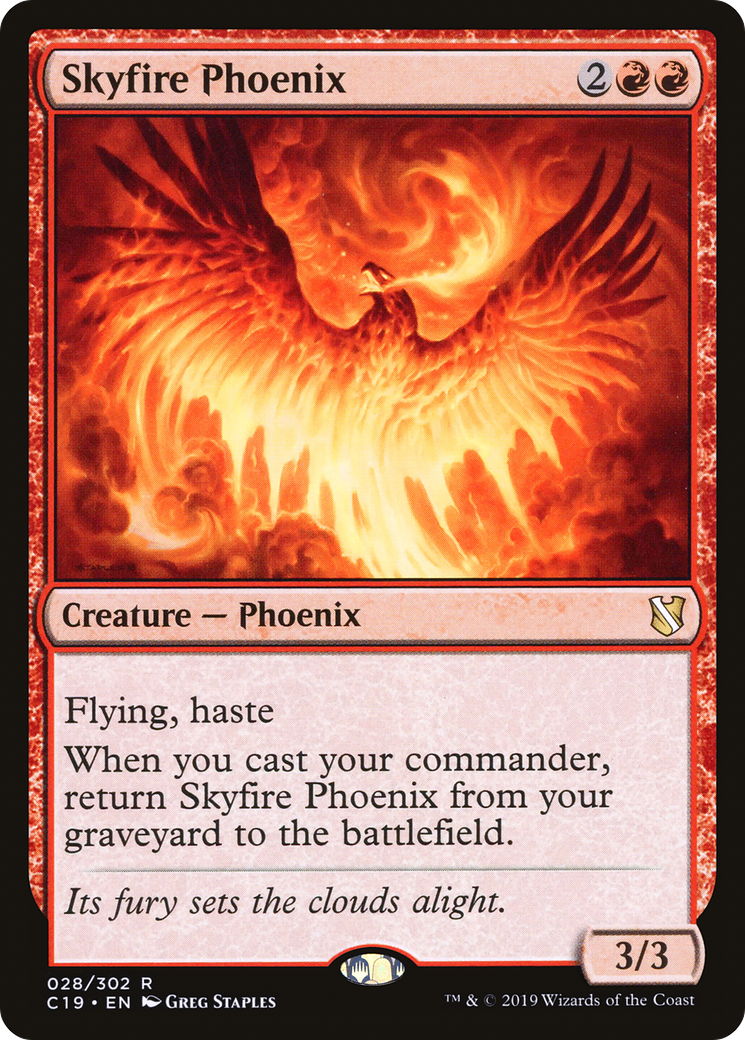 Skyfire Phoenix [Commander 2019]-1