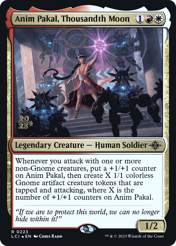Anim Pakal, Thousandth Moon [The Lost Caverns of Ixalan Prerelease Cards]-1