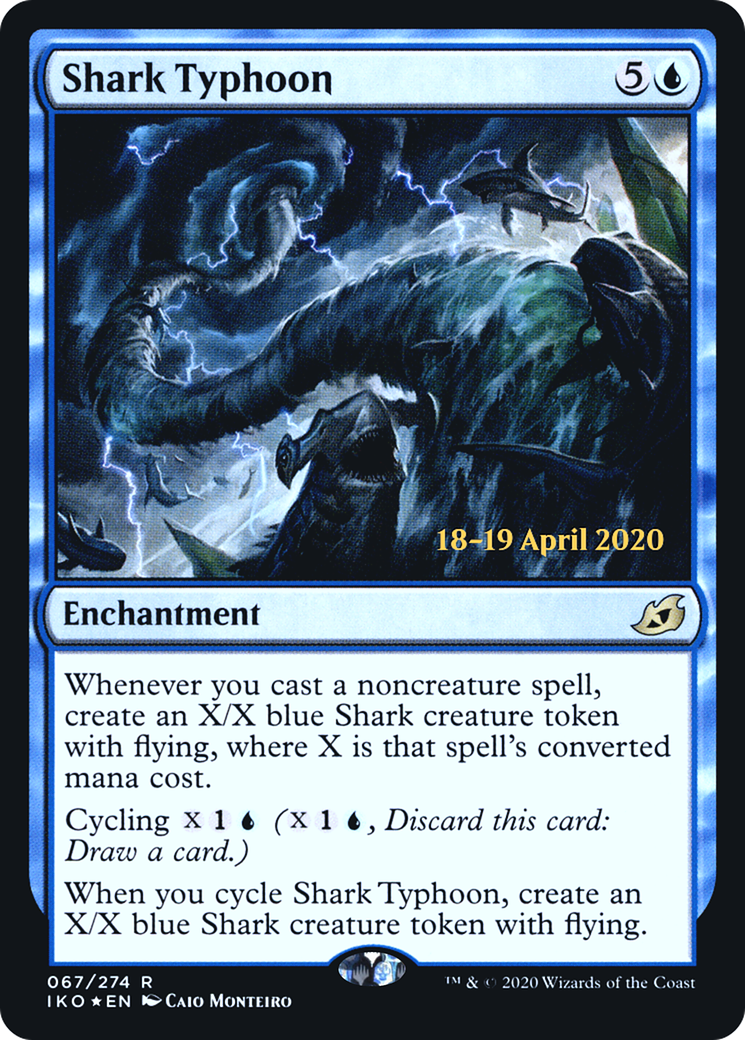 Shark Typhoon [Ikoria: Lair of Behemoths Prerelease Promos]-1
