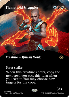 Flamehold Grappler (Borderless) [Tarkir: Dragonstorm]-1