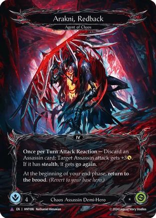 Arakni, Redback [HNT006] (The Hunted)  Cold Foil-1