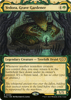 Yedora, Grave Gardener (MUL-030) - Multiverse Legends: (Showcase) (Borderless) Foil-1