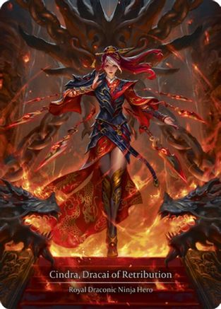 Cindra, Dracai of Retribution [HNT054] (The Hunted)  Cold Foil-1