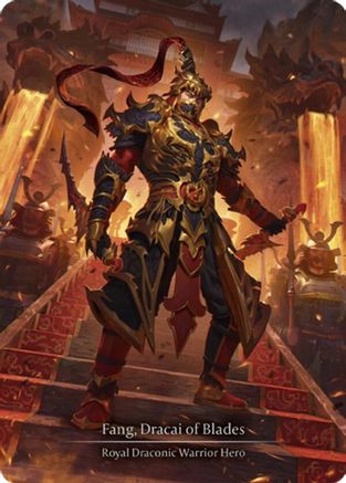 Fang, Dracai of Blades [HNT098] (The Hunted)  Cold Foil-1