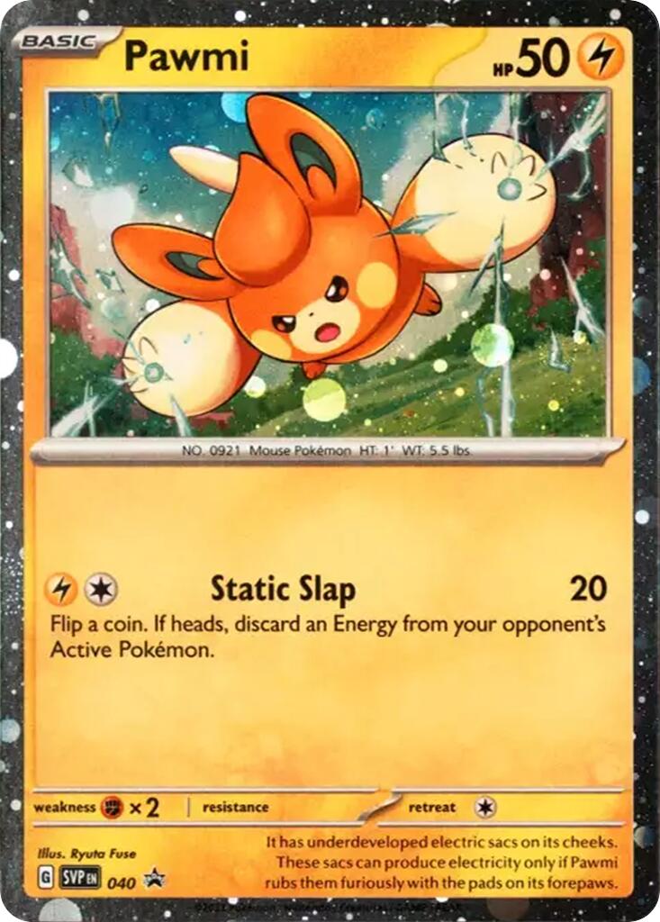 Pawmi (040) (Cosmos Holo) [Scarlet & Violet: Black Star Promos]-1