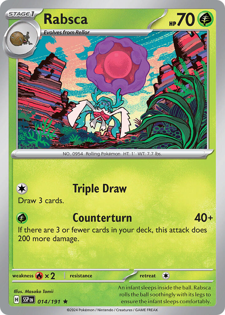 Rabsca (014/191) (Theme Deck Exclusive) [Scarlet & Violet: Surging Sparks]-1