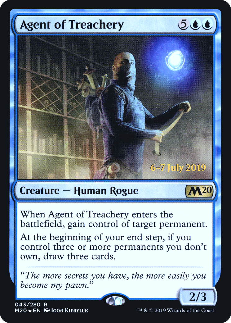 Agent of Treachery [Core Set 2020 Prerelease Promos]-1