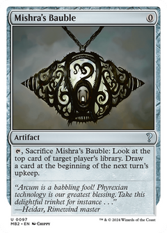 Mishra's Bauble (White Border) [Mystery Booster 2]-1