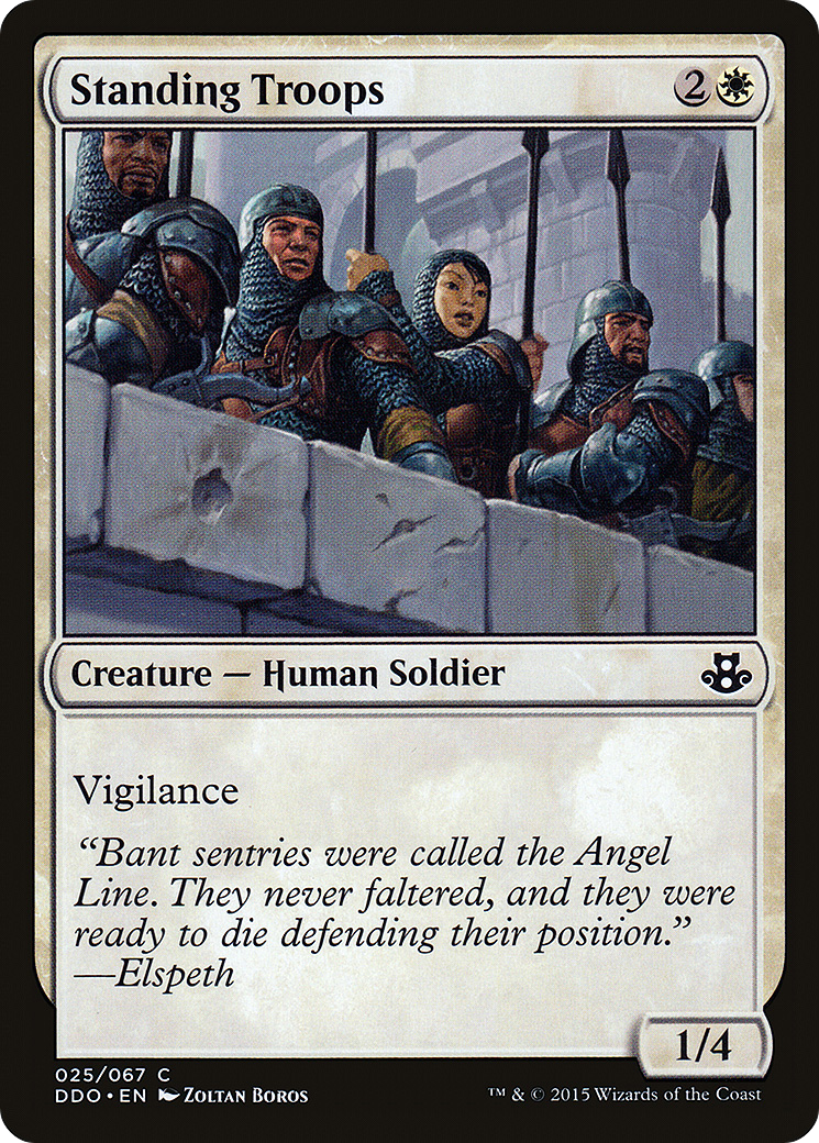 Standing Troops [Duel Decks: Elspeth vs. Kiora]-1