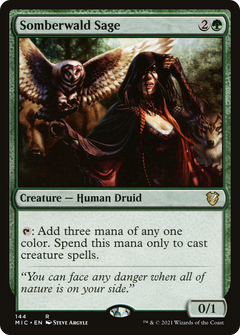 Somberwald Sage [Innistrad: Midnight Hunt Commander]-1
