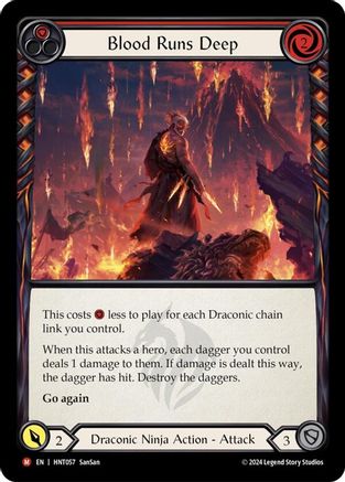Blood Runs Deep [HNT057] (The Hunted)  Rainbow Foil-1