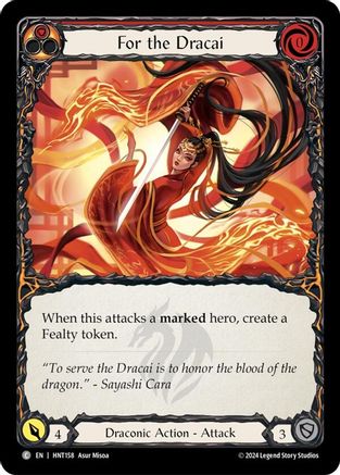 For the Dracai [HNT158] (The Hunted)  Rainbow Foil-1