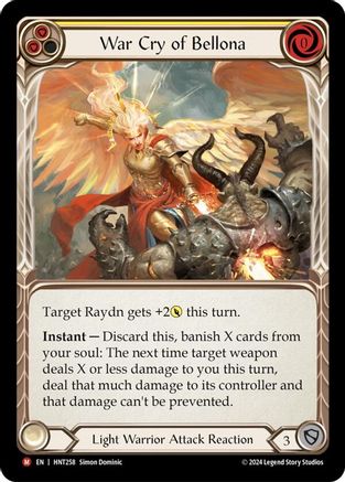 War Cry of Bellona [HNT258] (The Hunted)  Rainbow Foil-1