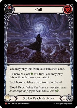 Cull [HNT259] (The Hunted)  Rainbow Foil-1