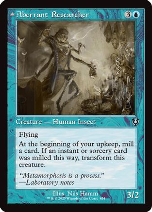 Aberrant Researcher // Perfected Form (Retro Frame) [Innistrad Remastered]-1