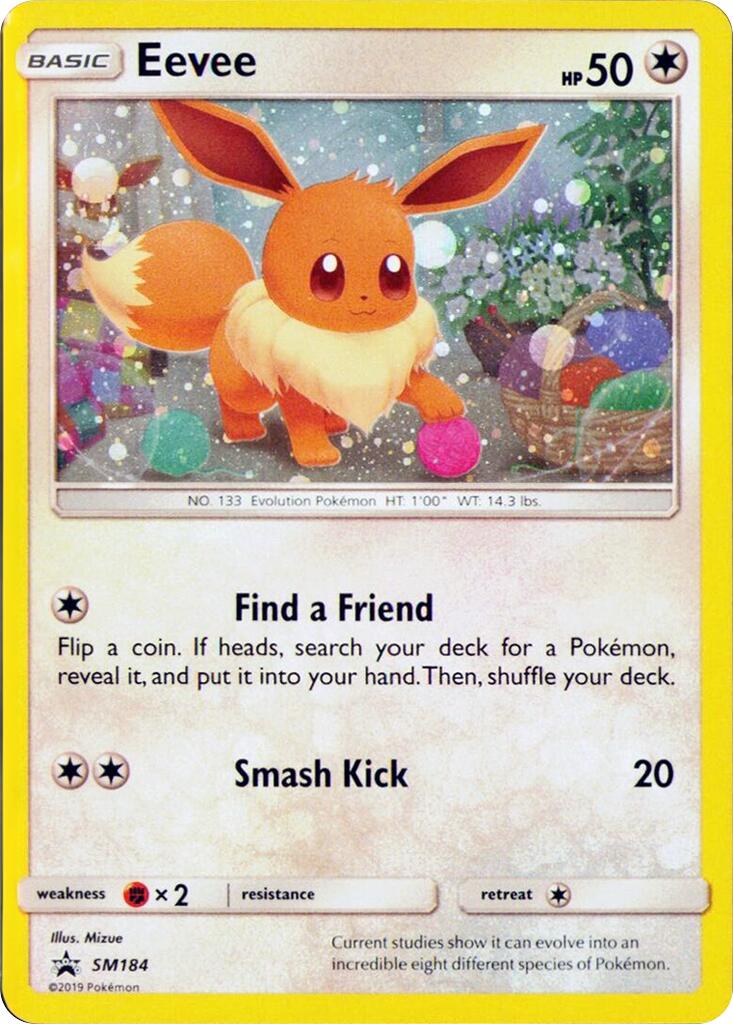Eevee (SM184) (Cosmos Holo) [Sword & Shield: Black Star Promos]-1