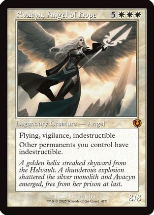 Avacyn, Angel of Hope (Retro Frame) [Innistrad Remastered]-1