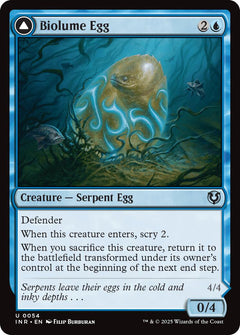 Biolume Egg // Biolume Serpent [Innistrad Remastered]-1