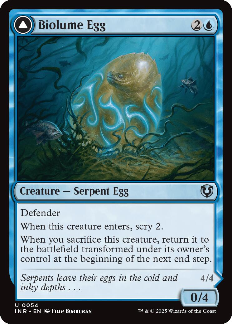 Biolume Egg // Biolume Serpent [Innistrad Remastered]-1
