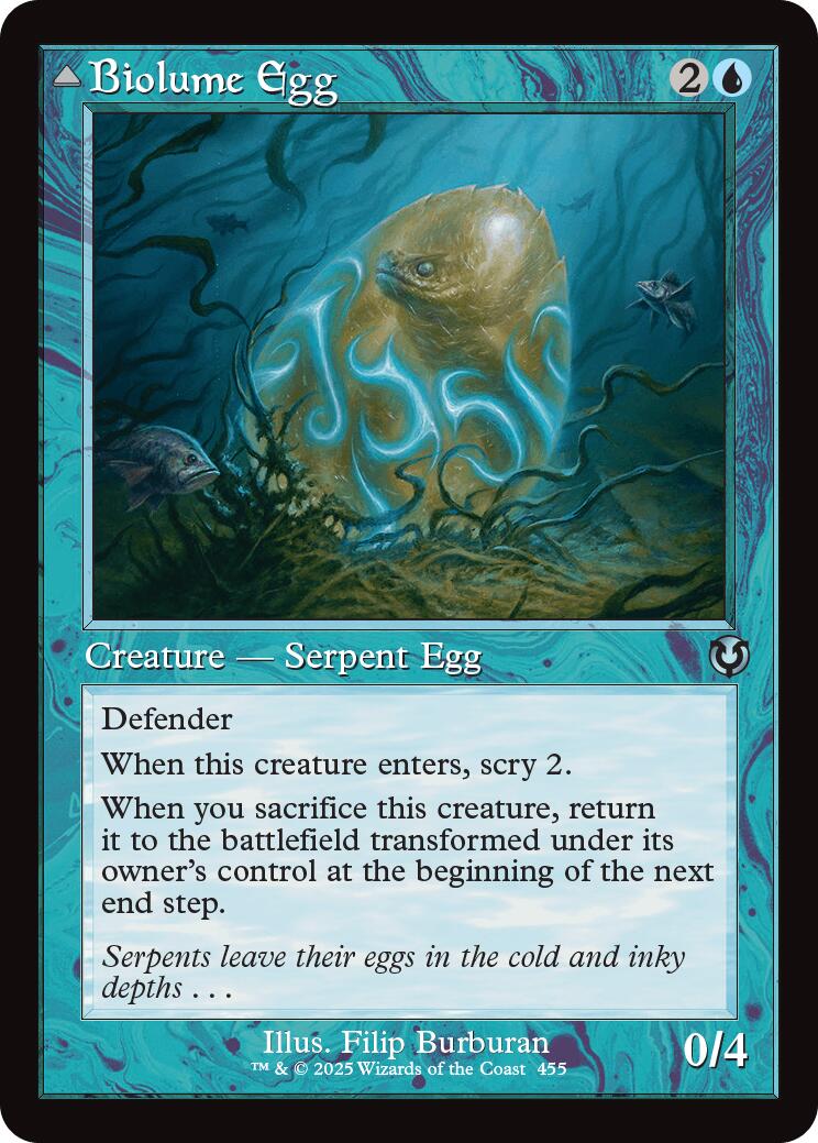 Biolume Egg // Biolume Serpent (Retro Frame) [Innistrad Remastered]-1