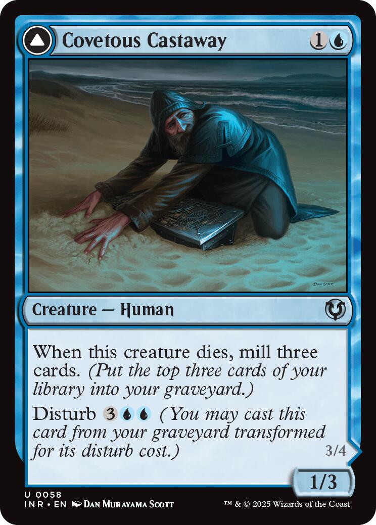 Covetous Castaway // Ghostly Castigator [Innistrad Remastered]-1