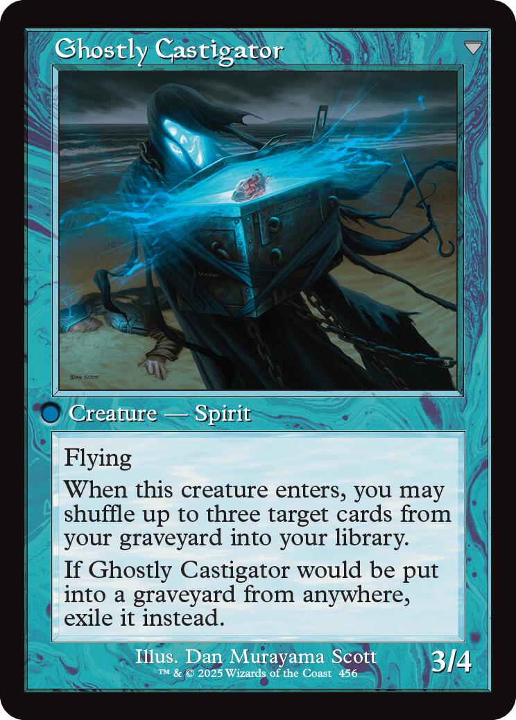 Covetous Castaway // Ghostly Castigator (Retro Frame) [Innistrad Remastered]-2