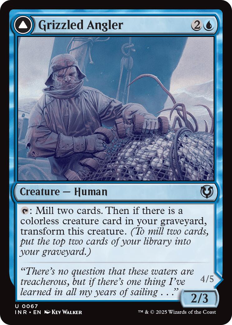 Grizzled Angler // Grisly Anglerfish [Innistrad Remastered]-1