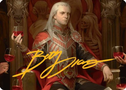 Edgar Markov Art Card (Gold-Stamped Signature) [Innistrad Remastered Art Series]-1