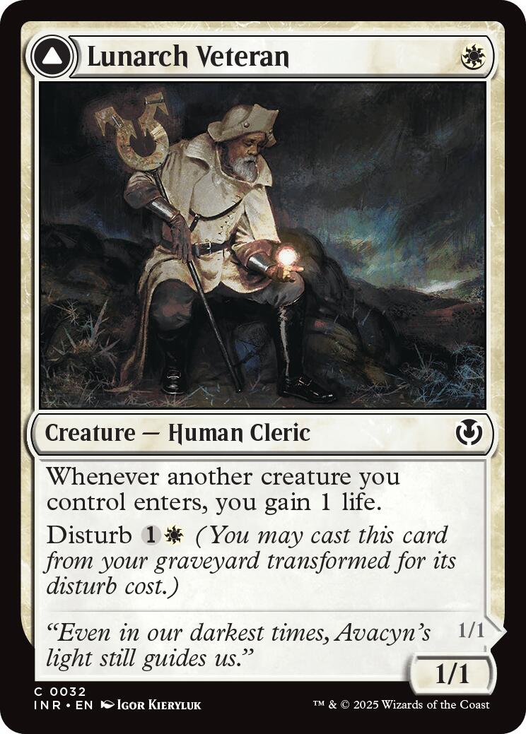 Lunarch Veteran // Luminous Phantom [Innistrad Remastered]-1