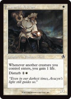 Lunarch Veteran // Luminous Phantom (Retro Frame) [Innistrad Remastered]-1