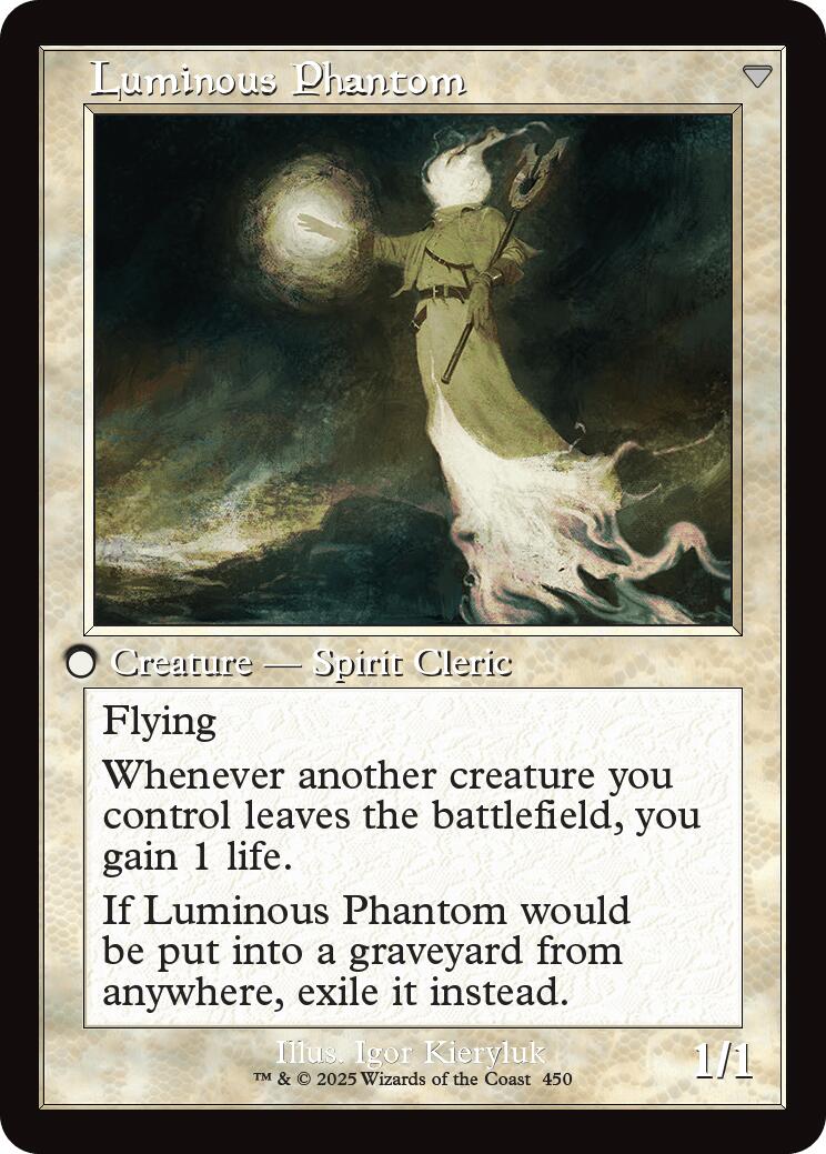 Lunarch Veteran // Luminous Phantom (Retro Frame) [Innistrad Remastered]-2