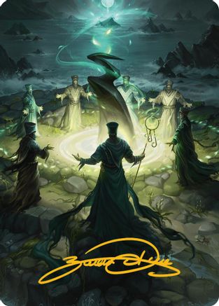 Cryptolith Rite Art Card (Gold-Stamped Signature) [Innistrad Remastered Art Series]-1
