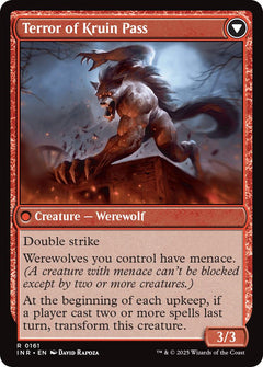Kruin Outlaw // Terror of Kruin Pass [Innistrad Remastered]-2