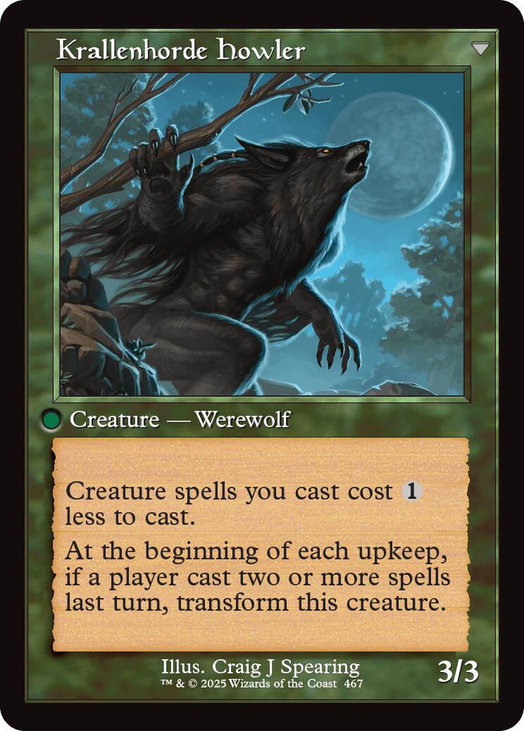 Duskwatch Recruiter // Krallenhorde Howler (Retro Frame) [Innistrad Remastered]-2