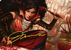 Blood Artist Art Card (Gold-Stamped Signature) [Innistrad Remastered Art Series]-1