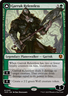 Garruk Relentless // Garruk, the Veil-Cursed [Innistrad Remastered]-1