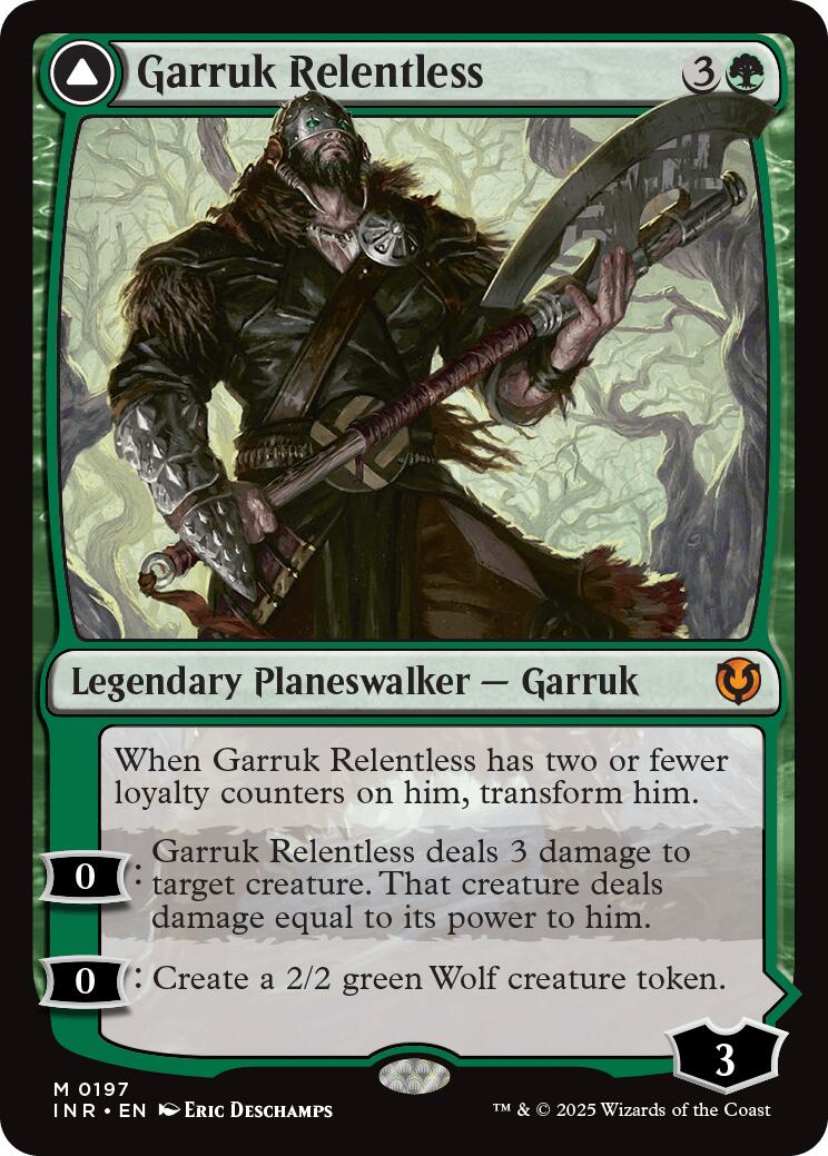 Garruk Relentless // Garruk, the Veil-Cursed [Innistrad Remastered]-1