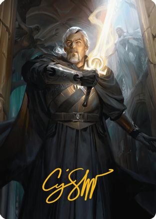 Odric, Lunarch Marshal Art Card (Gold-Stamped Signature) [Innistrad Remastered Art Series]-1