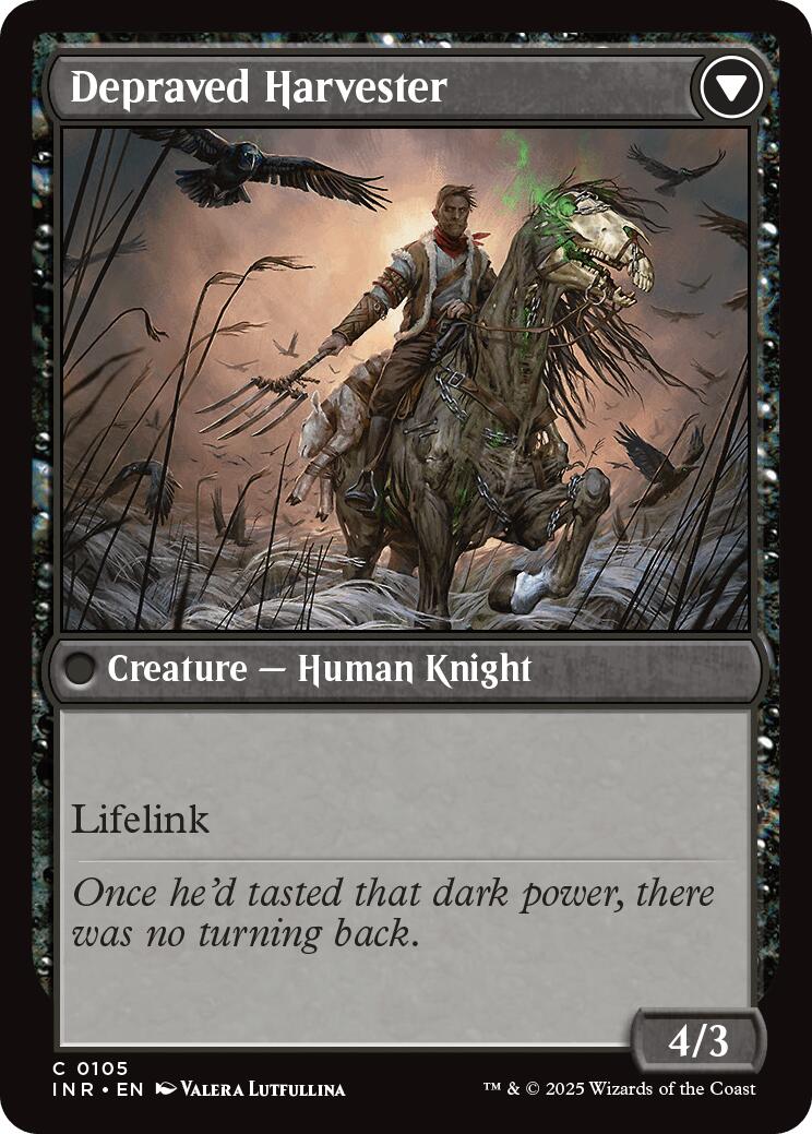 Desperate Farmer // Depraved Harvester [Innistrad Remastered]-2
