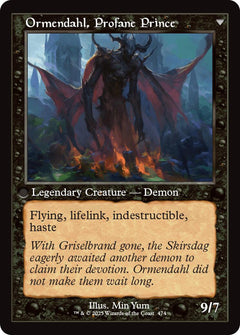 Westvale Abbey // Ormendahl, Profane Prince (Retro Frame) [Innistrad Remastered]-2